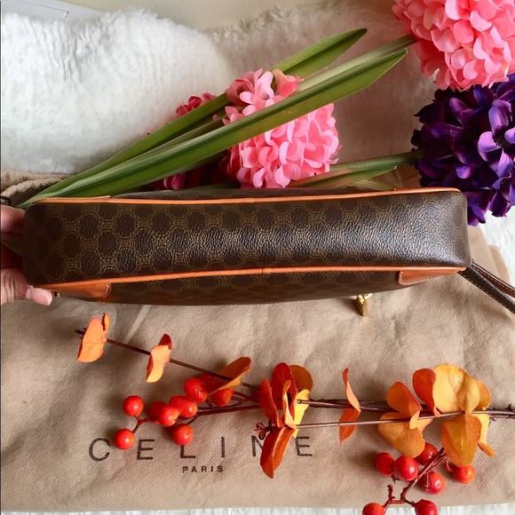 Authentic Celine Brown Macadam Clutch Bag - Picture 5 of 8